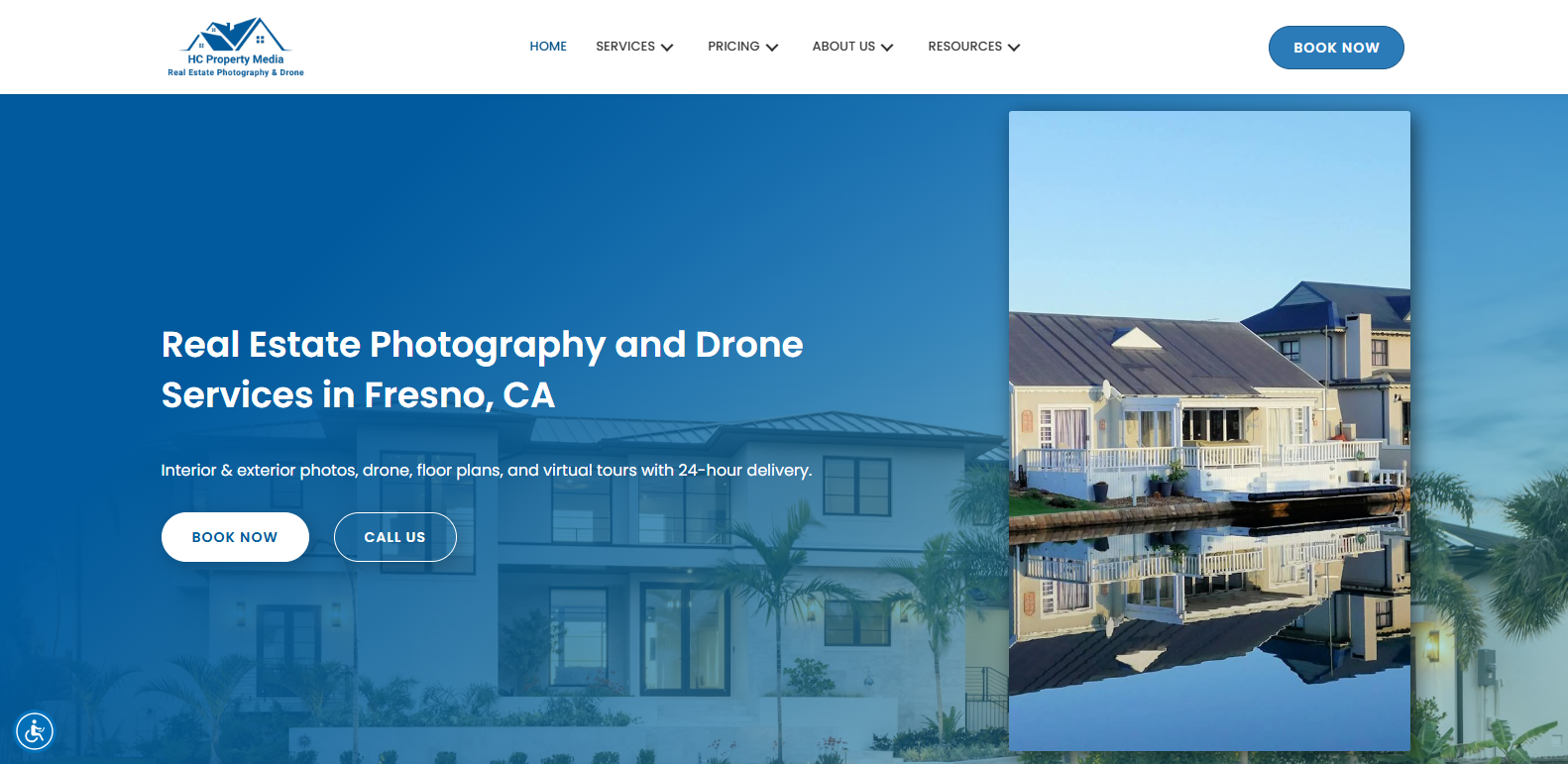 HC Property Media - Real Estate Photography WordPress Website