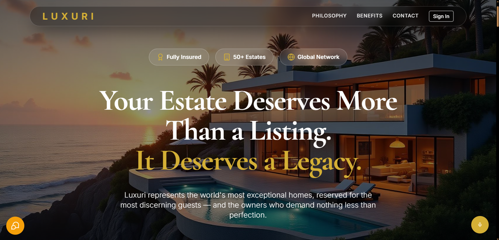 Luxuri AI - AI-Powered Application